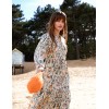 Multi Tiered Aztec Print Midi Dress Multi Tiered Aztec Print Midi Dress