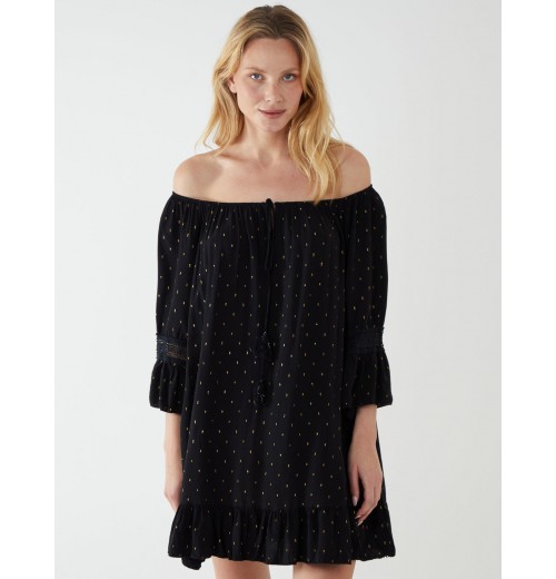 Crochet Sleeve Detail Dress Crochet Sleeve Detail Dress