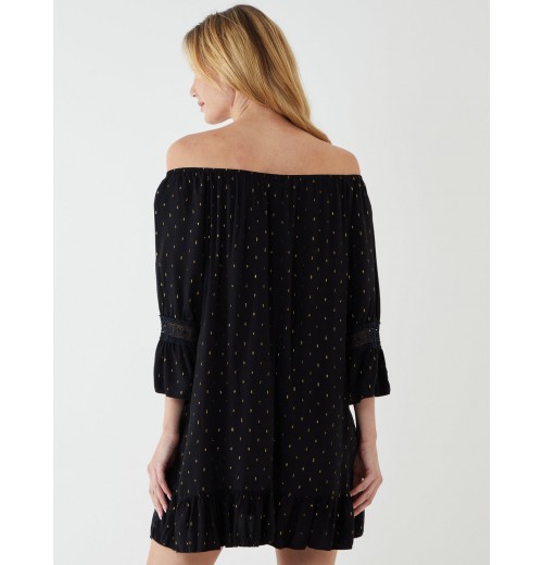 Crochet Sleeve Detail Dress Crochet Sleeve Detail Dress
