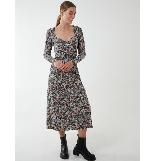 Corset Style Midi Dress Corset Style Midi Dress