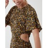 Floral Print Crew Neck Dress Floral Print Crew Neck Dress