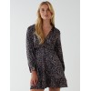 Wrap Bust Mini Shirt Dress Wrap Bust Mini Shirt Dress