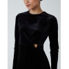 High Neck With Keyhole Detail & Long Sleeve Dress High Neck With Keyhole Detail & Long Sleeve Dress