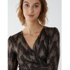 Fixed Wrap Skater Dress With Tie Fixed Wrap Skater Dress With Tie