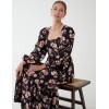 Square Neck Trapeze Midi Dress Square Neck Trapeze Midi Dress