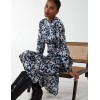 Floral Print High Neck Dress Floral Print High Neck Dress