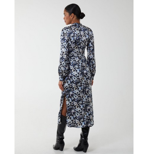 Floral Print High Neck Dress Floral Print High Neck Dress