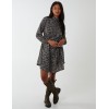 Multi Floral Print Mini Shirt Dress Multi Floral Print Mini Shirt Dress