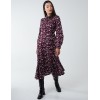 Shirt Midi Dress With Godet Hem Shirt Midi Dress With Godet Hem