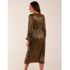Plisse V-Neck Elasticated Midi Dress Plisse V-Neck Elasticated Midi Dress