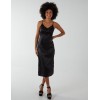 Jacquared Satin Slip Dress Jacquared Satin Slip Dress