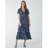 Shirred Bodice Midi Tier Dress Shirred Bodice Midi Tier Dress