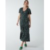Shirred Bodice Midi Tier Dress Shirred Bodice Midi Tier Dress