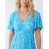 Trapeze Button Through Raglan Mini Dress Trapeze Button Through Raglan Mini Dress