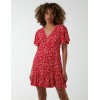 Trapeze Button Through Raglan Mini Dress Trapeze Button Through Raglan Mini Dress