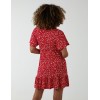 Trapeze Button Through Raglan Mini Dress Trapeze Button Through Raglan Mini Dress