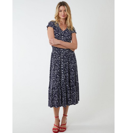 Button Through Midi Dress Button Through Midi Dress