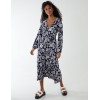 Floral Button Front Midi Dress Floral Button Front Midi Dress