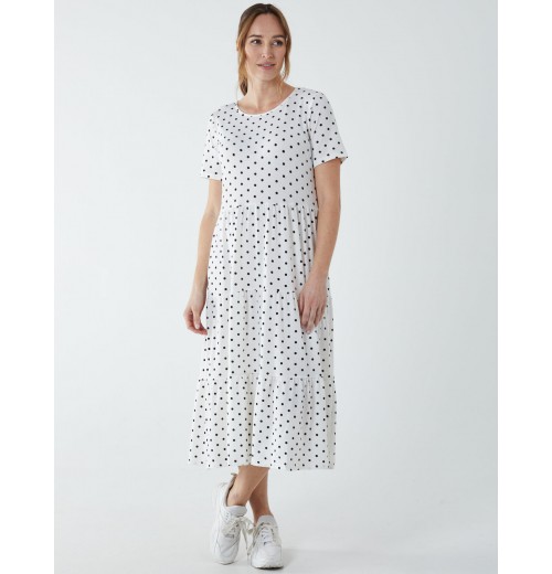 Tiered Smock Midi Dress Tiered Smock Midi Dress