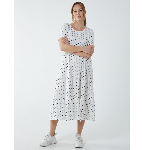 Tiered Smock Midi Dress Tiered Smock Midi Dress
