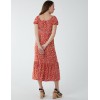 Shirred Sweetheart Midi Dress Shirred Sweetheart Midi Dress