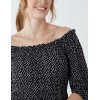 Off Shoulder Shirring Elastic Midi Dress Off Shoulder Shirring Elastic Midi Dress