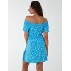 Scoop Shirred Blouse Mini Dress Scoop Shirred Blouse Mini Dress