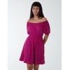 Scoop Shirred Blouse Mini Dress Scoop Shirred Blouse Mini Dress