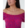 Scoop Shirred Blouse Mini Dress Scoop Shirred Blouse Mini Dress
