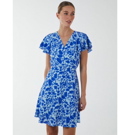 Wrap Ruffle Mini Dress Wrap Ruffle Mini Dress