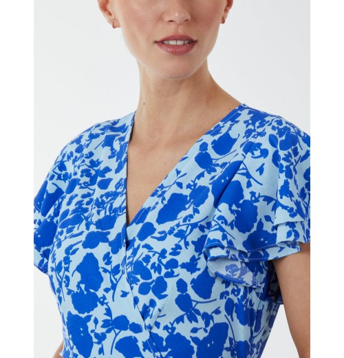 Wrap Ruffle Mini Dress Wrap Ruffle Mini Dress