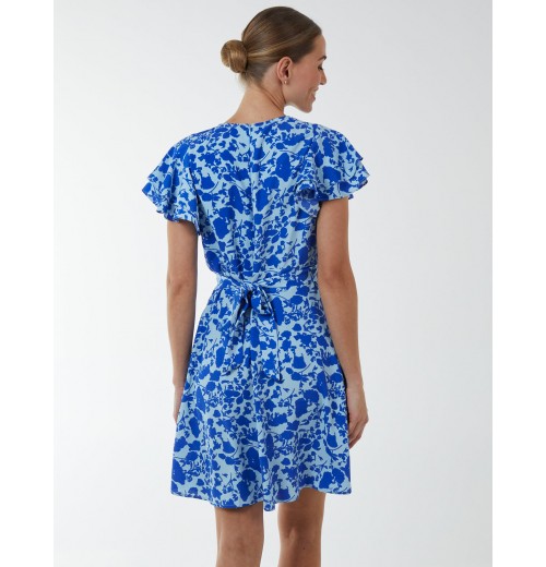 Wrap Ruffle Mini Dress Wrap Ruffle Mini Dress