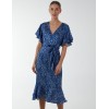 Wrap Ruffle Tiered Midi Dress Wrap Ruffle Tiered Midi Dress