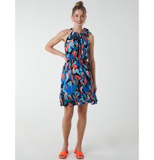 Tie Neck Halter Dress Tie Neck Halter Dress