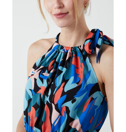 Tie Neck Halter Dress Tie Neck Halter Dress