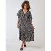 Crochet Bust Kimono Sleeve Dress Crochet Bust Kimono Sleeve Dress