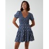 Shirred Bust Mini Dress With Puff Sleeve Shirred Bust Mini Dress With Puff Sleeve