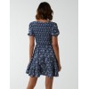 Shirred Bust Mini Dress With Puff Sleeve Shirred Bust Mini Dress With Puff Sleeve
