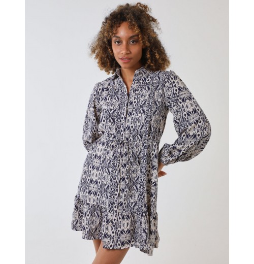 Long Sleeve Mini Shirt Dress Long Sleeve Mini Shirt Dress