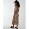 Bardot Midi Dress With Pleated Hem Bardot Midi Dress With Pleated Hem