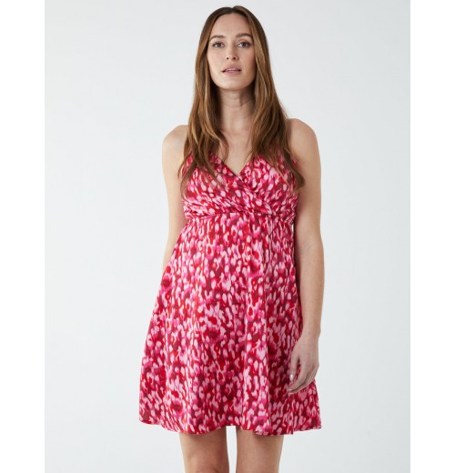 Strappy Wrap Over Mini Dress Strappy Wrap Over Mini Dress
