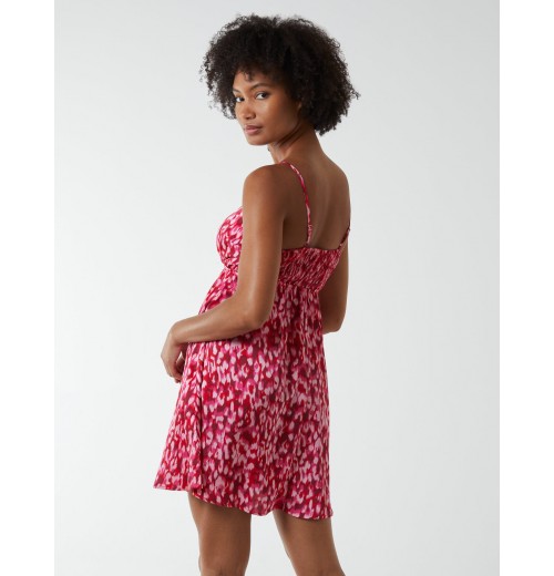 Strappy Wrap Over Mini Dress Strappy Wrap Over Mini Dress