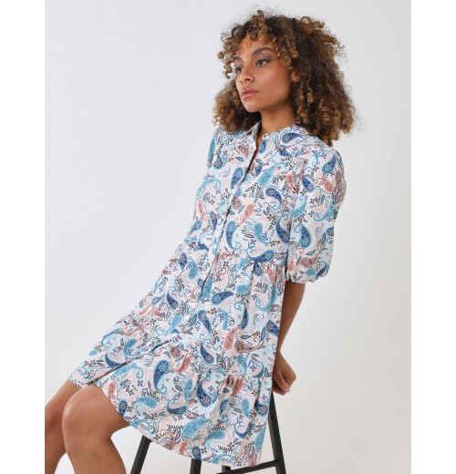 Trapeze Tiered Shirt Dress Trapeze Tiered Shirt Dress