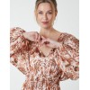 Balloon Sleeve Midi Dress Balloon Sleeve Midi Dress