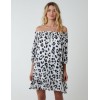 Sheared Neck Bardot Dress Sheared Neck Bardot Dress