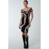 Heart Neckline Animal Dress Heart Neckline Animal Dress