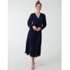 Pleated V-Neck Dress Pleated V-Neck Dress