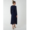 Pleated V-Neck Dress Pleated V-Neck Dress