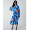 Splash Print High Neck Dress Splash Print High Neck Dress