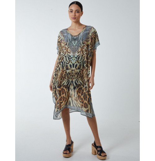Animal Print Kaftan Animal Print Kaftan